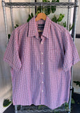 Vintage Y2K Back Bay Plaid Short Sleeve Button Up Shirt