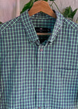 Vintage Blue Harbour Plaid Button Up Shirt