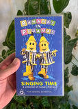 Vintage 1997 Bananas In Pyjamas ‘Singing Time’ VHS Video Tape
