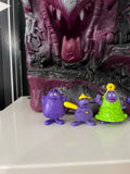 Vintage 90s McDonald’s Grimace Toys Lot of 4