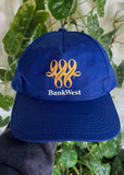 Vintage 90s Bank West Hat