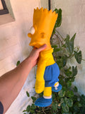 Vintage 1990 Big The Simpsons Bart Plastic Head Toy