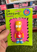 Vintage 1990 The Simpsons Lot of 3 Sealed Erasers