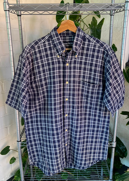 Vintage 90s Nautica Button Up Shirt