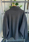 Vintage 90s White Sierra 1/3 Button Fleece Jumper
