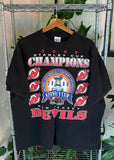 Vintage 2000 New Jersey Devils Stanley Cup Champs T-shirt