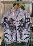 Vintage Y2K Tough Guy Tribal Button Up Shirt