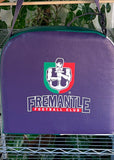 Vintage 90s Fremantle Dockers Leather Game Seat Cushion