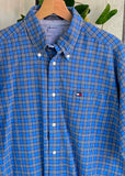 Vintage 90s Tommy Hilfiger Plaid Button Up Shirt