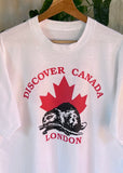 Vintage 90s Discover Canada London T-shirt