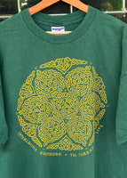 Vintage 90s Interlacing Knotwork The Thread of Life T-shirt