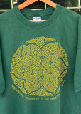 Vintage 90s Interlacing Knotwork The Thread of Life T-shirt