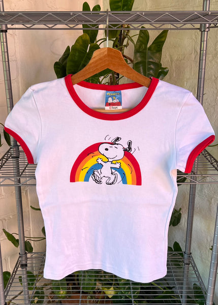 Vintage 90s Snoopy Ringer T-shirt