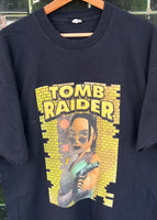 Vintage 90s Lara Croft Tomb Raider PlayStation Gaming T-shirt