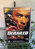 Vintage 2002 Derailed Van Damme VHS Video Tape