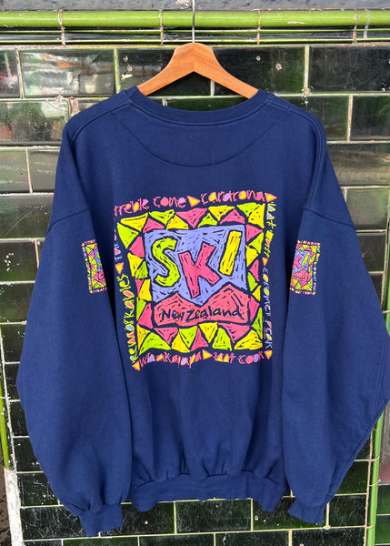 Vintage 90s Skii New Zealand Jumper