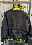Vintage 90s Dunbrooke x Roy Hobbs Baseball Silk Bomber Jacket