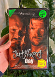 Vintage 2001 WWF Judgement Day Big Case VHS Video Tape