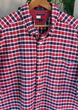 Vintage Tommy Hilfiger Plaid Button Up Shirt