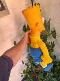 Vintage 1990 Big The Simpsons Bart Plastic Head Toy