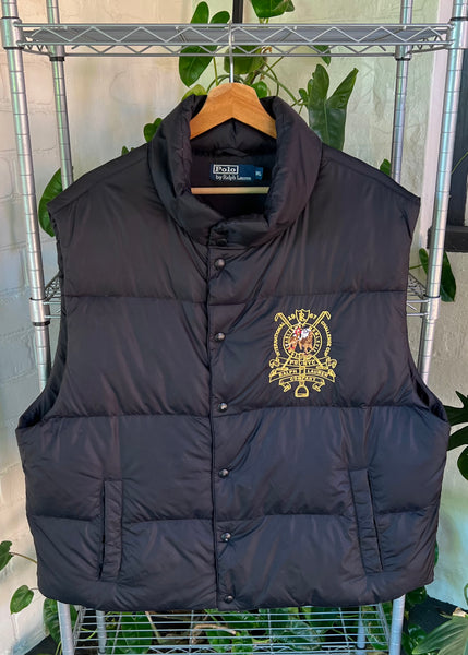 Vintage Polo Ralph Challenge Cup Puffer Vest