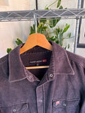 Vintage Y2K Point Zero Suede Button Up Shirt