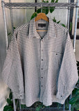 Vintage 90s Retreat Plaid Button Up Shirt