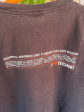 Vintage 2002 I Love Techno Music Festival T-shirt