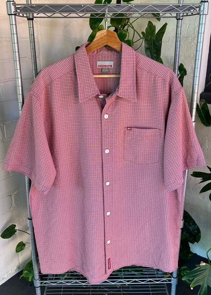 Vintage Y2K Quiksilver Plaid Button Up Shirt
