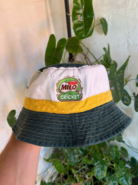 Vintage Y2K Milo Cricket x Cricket Australia Bucket Hat