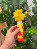 Vintage 1990 The Simpsons ‘Lisa Simpson’ Plastic Head Plush Toy