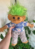 Vintage 90s Big Troll Doll Toy