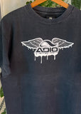Vintage 90s ADIO Skateboarding Shoes T-shirt