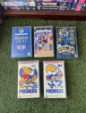 Vintage 90s VHS West Coast Eagles x 5 Lot