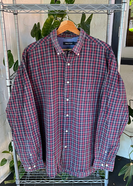 Vintage Nautica Button Up Shirt
