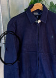 Vintage 90s Polo Ralph Lauren Fleece Harrington Jacket *Read Description*