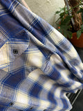 Vintage 90s West Surf Plaid Button Up Shirt