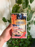Vintage 90s Nirvana Live Tonight Sold Out!! VHS Video Tape