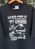 Vintage British Punk Invasion 2003 The Exploited x The Adicts T-shirt