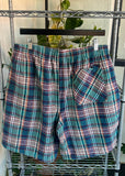 Vintage 90s Flannel Plaid Shorts