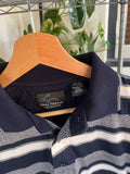 Vintage Greg Norman Golf Striped Polo