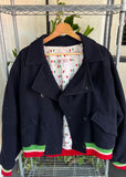 Vintage 1980’s Gucci Double Breasted Italian Wool Blouson Jacket