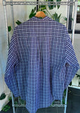 Vintage Tweed River Plaid Button Up Shirt