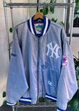 Vintage 90s Rare Campri TeamLine New York Yankees Satin MLB Jacket