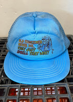 Vintage 80s Old Fisherman Parody Trucker Hat