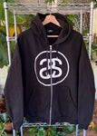 Vintage Stussy Full Zip Hoodie