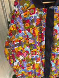 Vintage 80s Bec Pierce ‘Colours of Australia’ Art Print Reversible Jacket