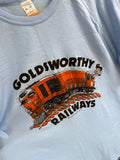 Vintage 80s Goldsworthy Railways Ringer T-shirt