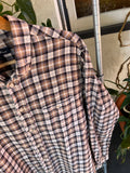 Vintage 90s James Pringle Plaid Button Up Shirt