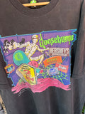 Vintage 1996 The Goosebumps x Hersheys Chocolate Speedway Promo Rare T-shirt
